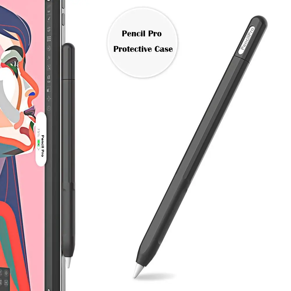 

Silicone Tablet Pencil Case Anti Slip Waterproof Touch Screen Pen Cover Shockproof Colorful Stylus Sleeve for Apple Pencil Pro
