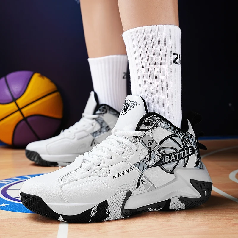 Summer Hot Sale Basketball Shoes Elastic Basketball Shoes Training Basketball Shoes Professional Game Training Shoes