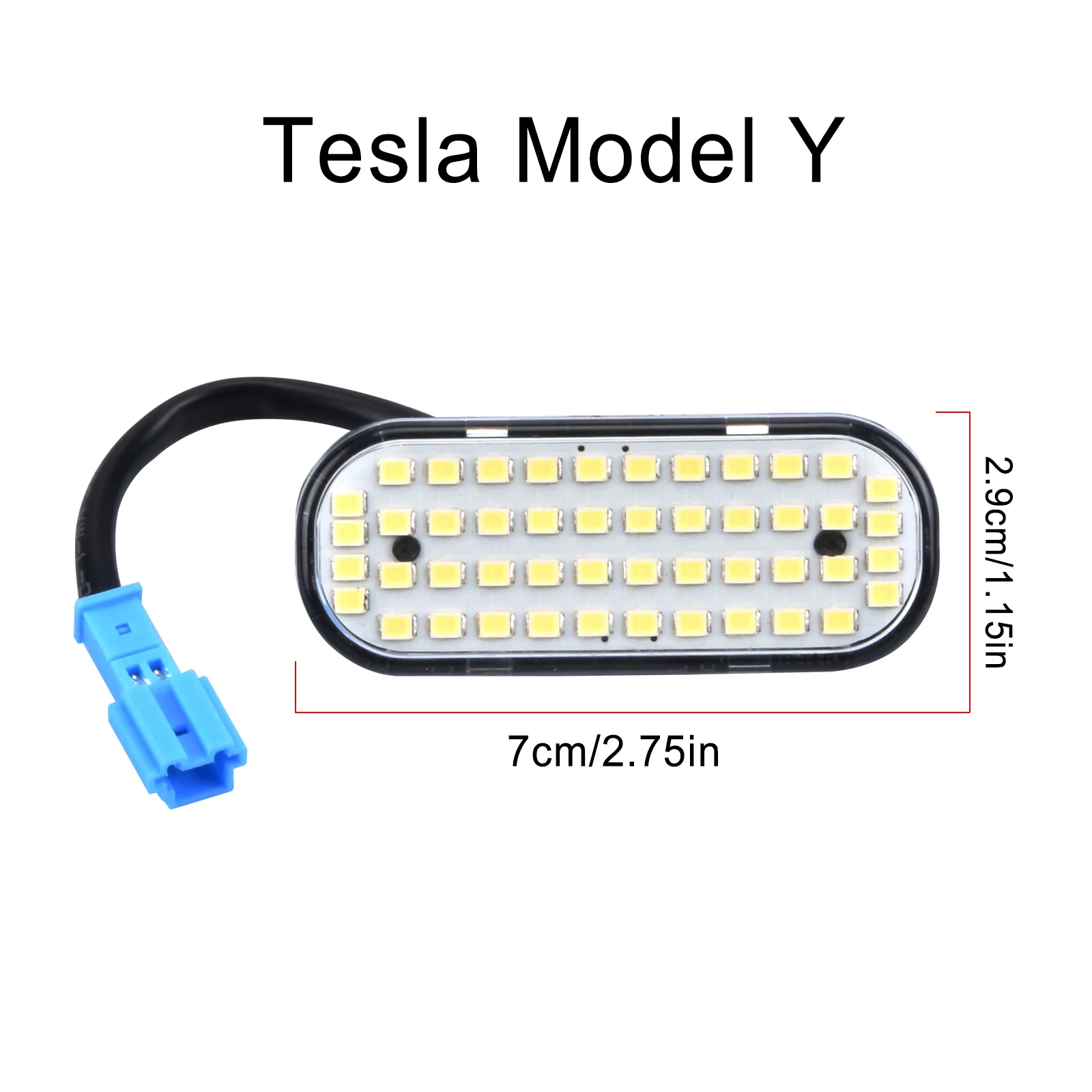 Éclairage de coffre à LED pour les remplacements du modèle Y, éclairage de modification intérieure, accessoires, 48 LED, 2021, 2022, 2023