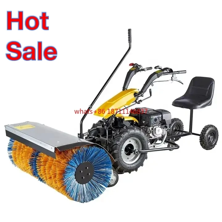 Factory price high quality Gasoline snowplow snowblower sweeper snow machine big snowplough with high efficiency