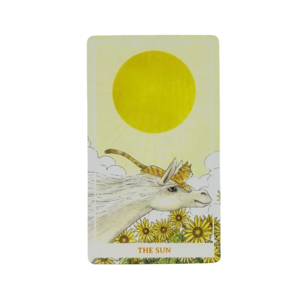 Sunny Orange Cat Tarot Cards A 78PCS Deck Best Gift-giving For Cat Lover ,Great For Beginners, Meditation & Party Games view 3