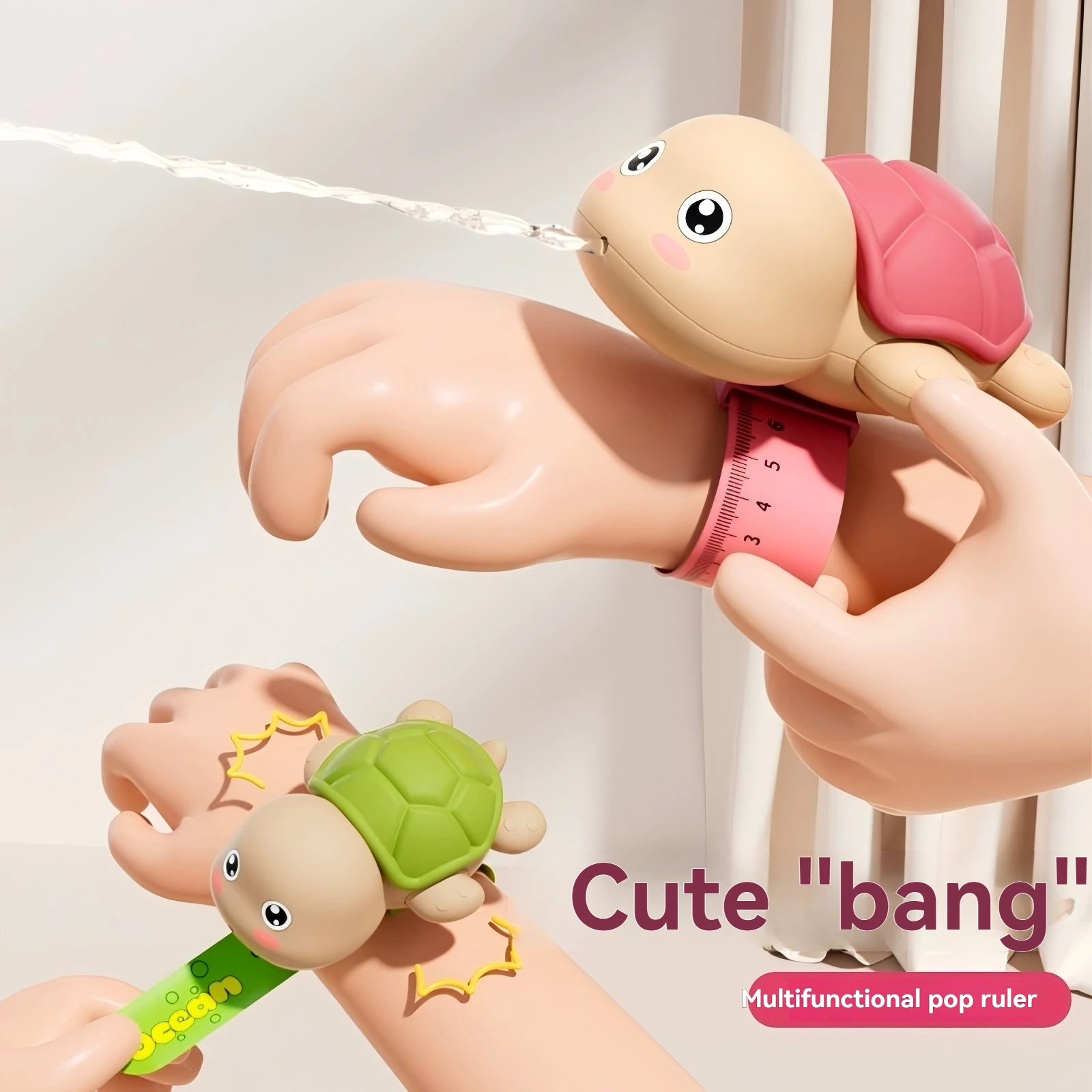 

Лето 2026: Новинка! Водный пистолет-браслет в форме черепахи, игрушка для взаимодействия родителей и детей, водный бластер, игрушки для ванной и бассейна.