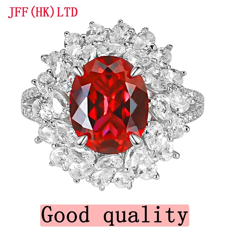 

Premium Colored Gemstone Ring Artificial Ruby 100% 18K gold 100%9K gold ring