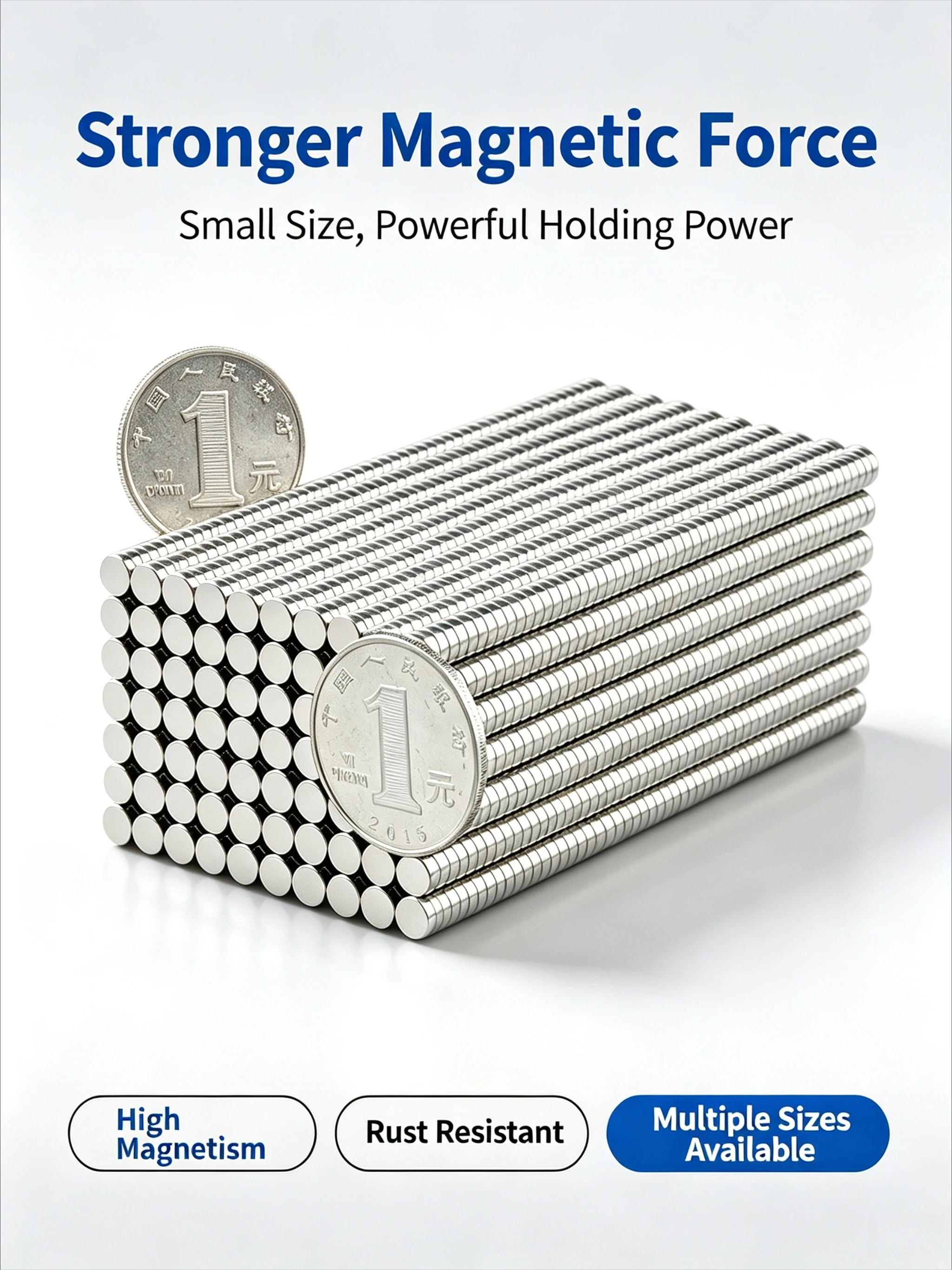 5X1MM N35 Mini Small Round Disc Neodymium Magnet Super Thin Powerful Permanent NdFeB Rare Earth Magnetic Magnet 5X1MM