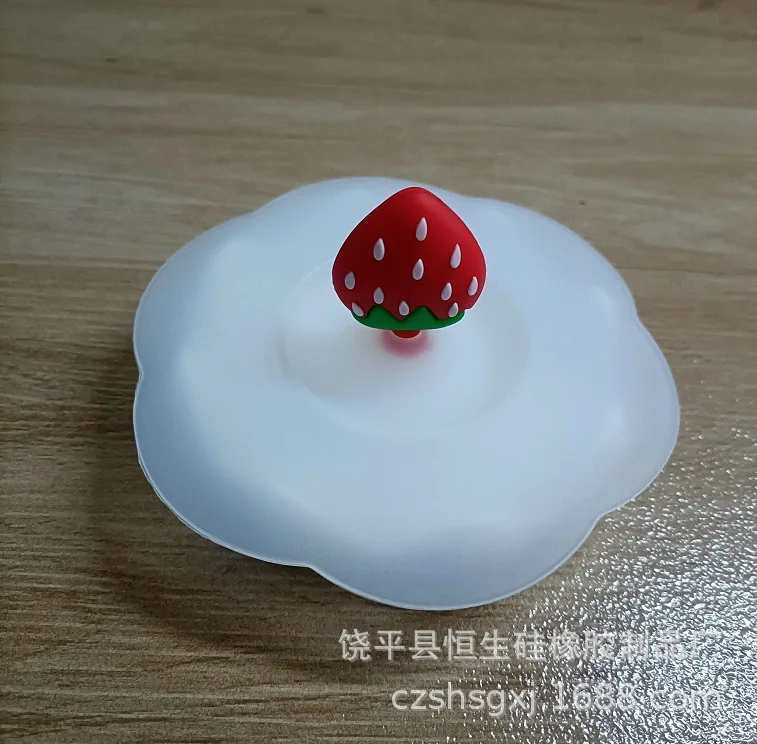 

4Pcs Silicone Plum Lids Food Grade Leak Proof Reusable Universal Covers for Tea Coffee Water Soda Bowls