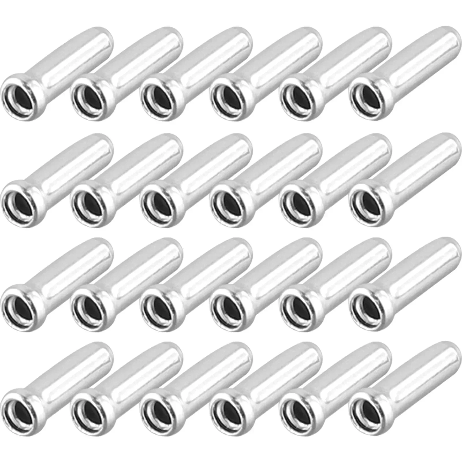 100pcs/pack Bicycle Wire End Cap  Aluminum Alloy Cycling Accessories Prevent The Brake Cable End Of Bifurcation