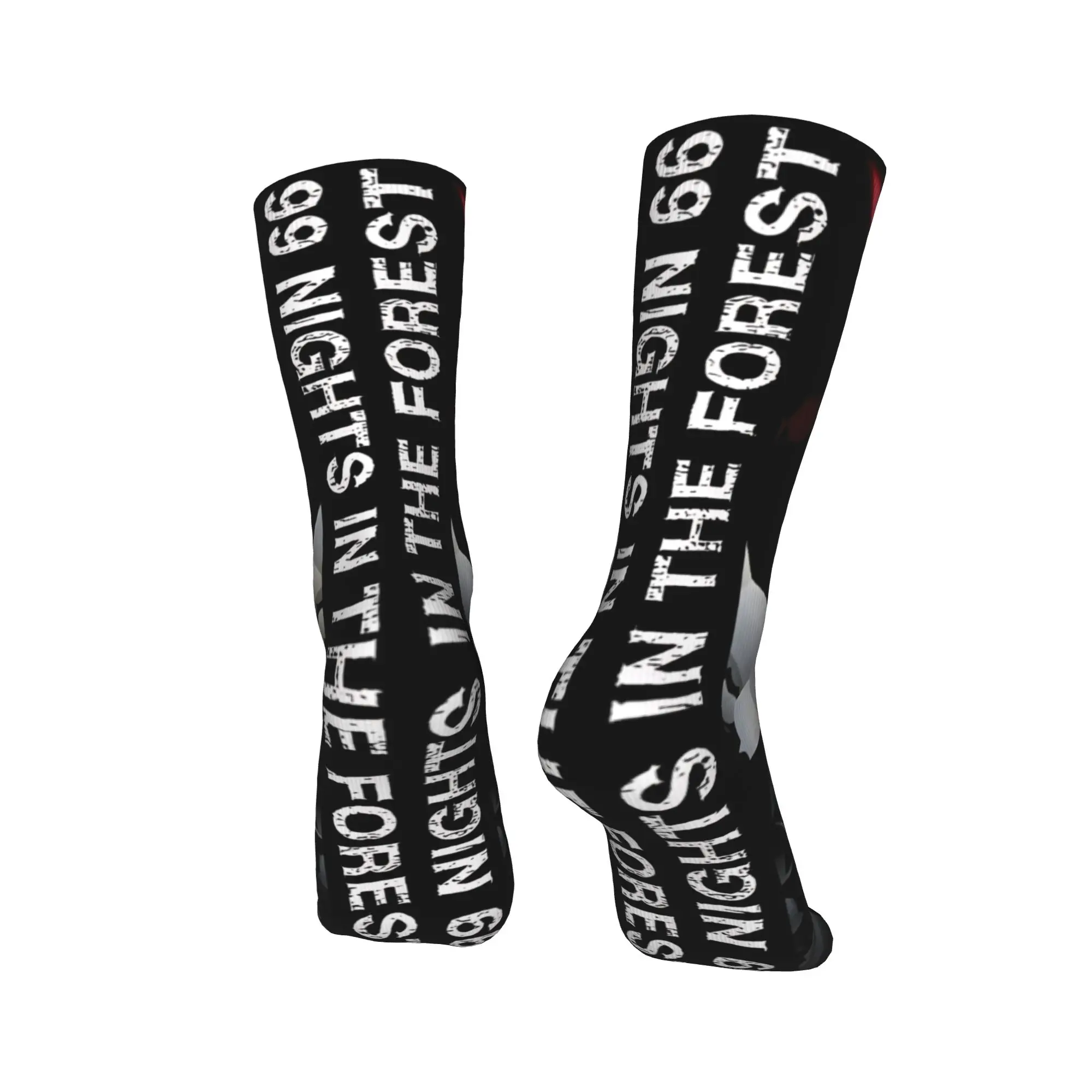 99 ليالًا في الغابة، جوارب أنيقة للبالغين والرجال، جوارب ركوب الدراجات قابلة للتنفس، تصميم الخريف، جوارب مضادة للعرق