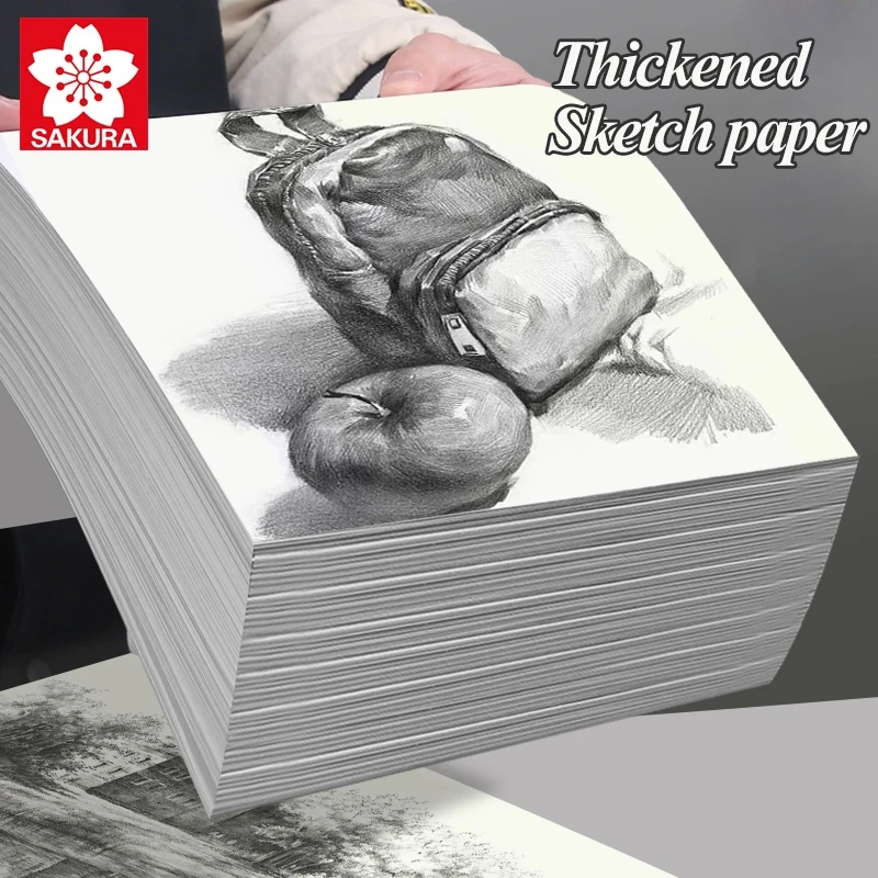 20Sheet 2K/4K/8K Thicken Sketch Paper Sketchbook Art Painting Graffiti Drawing Notebook Beginners School Student Stationery