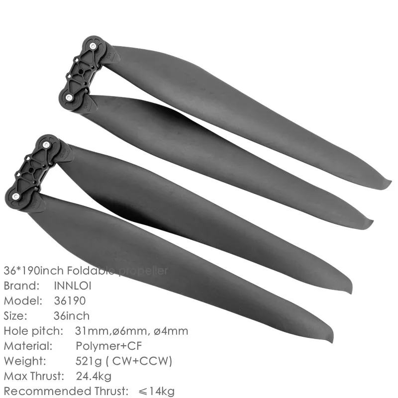 XAERO 36 Zoll 36190 Faltbarer Nylonpropeller für S20 FOC Antriebssystem – Detail 2