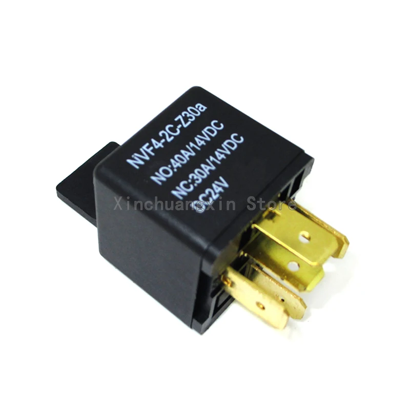 1PCS Original NVF4-2C-Z30A DC12V DC24V 40A 30A 5 feet automotive power relay