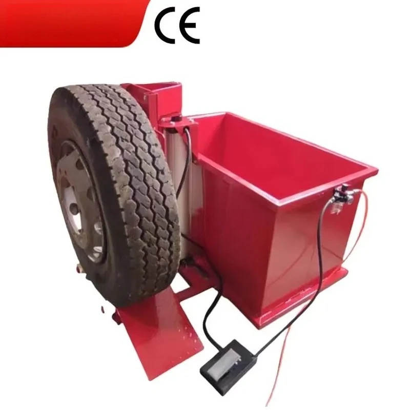 Long Service Life Working Pressure 7-9 kg Water Tank Width 680 mm Race Car Shops Pneumatic Tire Leak Testerr