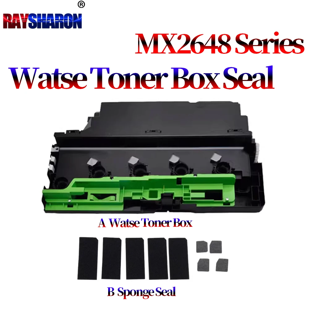 Waste Toner Box Watse Toner Container sponge seal For Use in Sharp MX 2648 3148 3648 DX 2008UC 2508NC SF S261NC S311NC S251RC