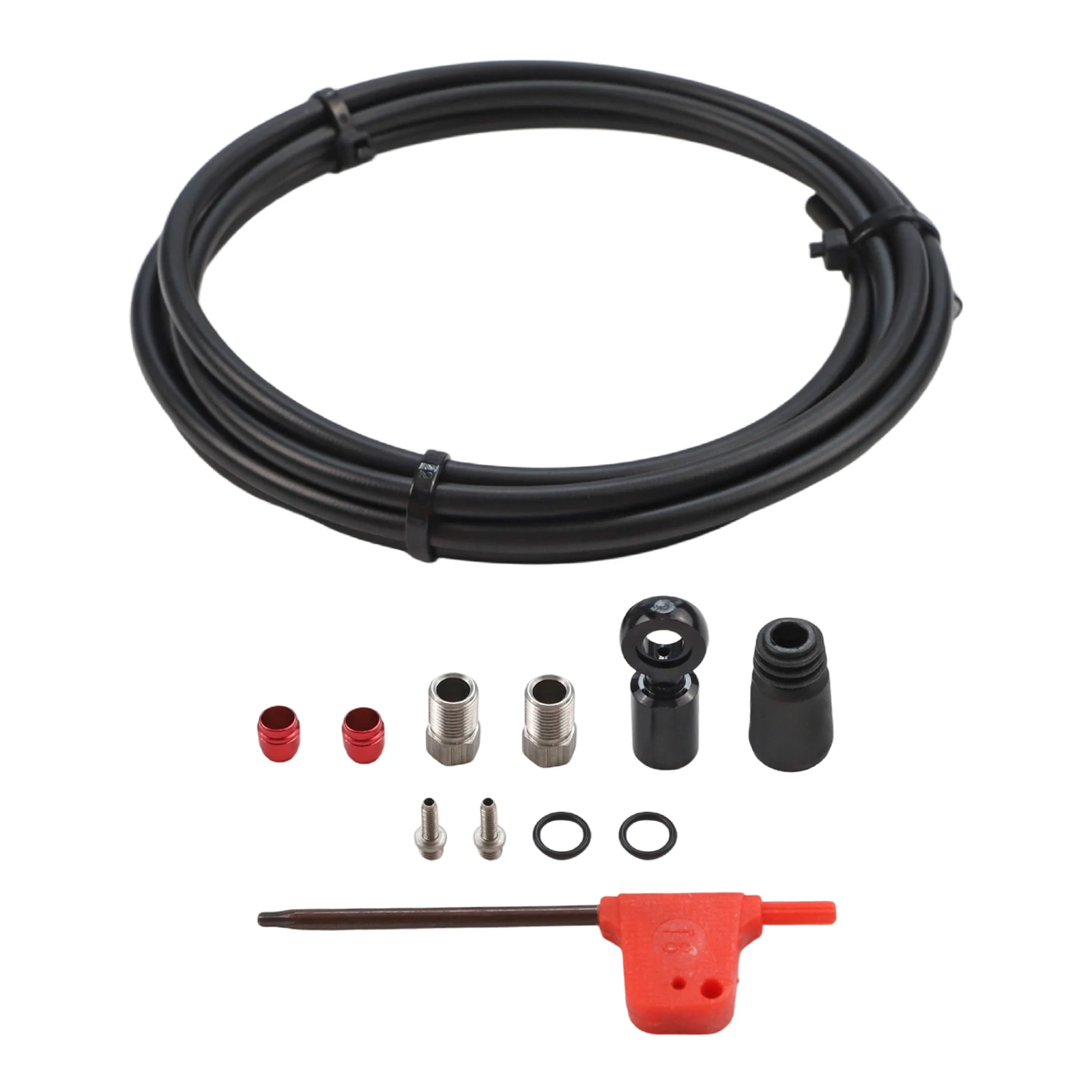 Bicycle Brake Installation Tool Bike Hose Length 2000mm 2000mm Brake Hose Brake Oil Hose Kit Easy Installation