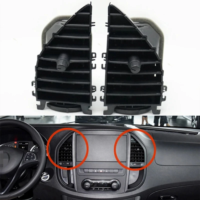 

Car Front Air Conditioner Vent For Mercedes Benz Vito 17-21 AC Grille Outlet Air Conditioner Outlet Panel Cover