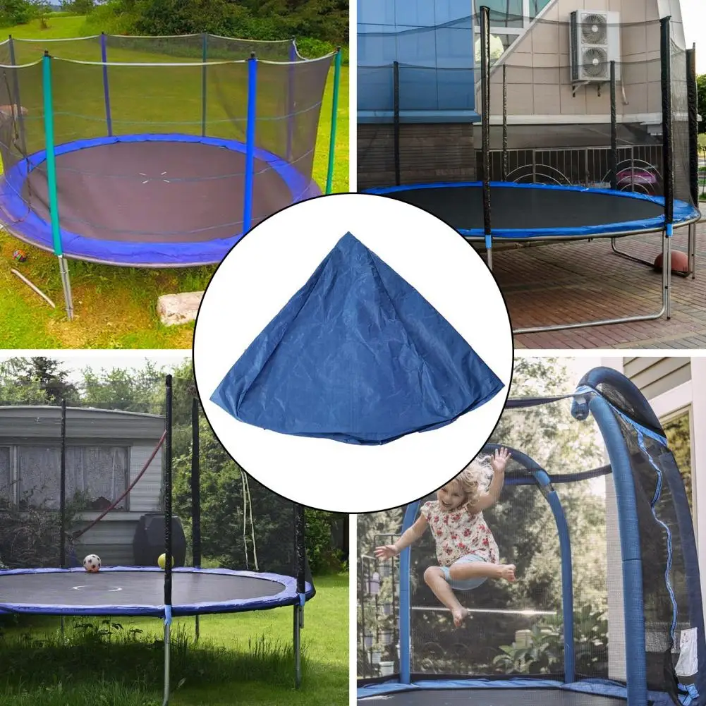 Trampoline Shade Cover Trampoline Sun Cover Waterproof Uv Resistant Trampoline Sunshade Cover for 6/8/10-feet