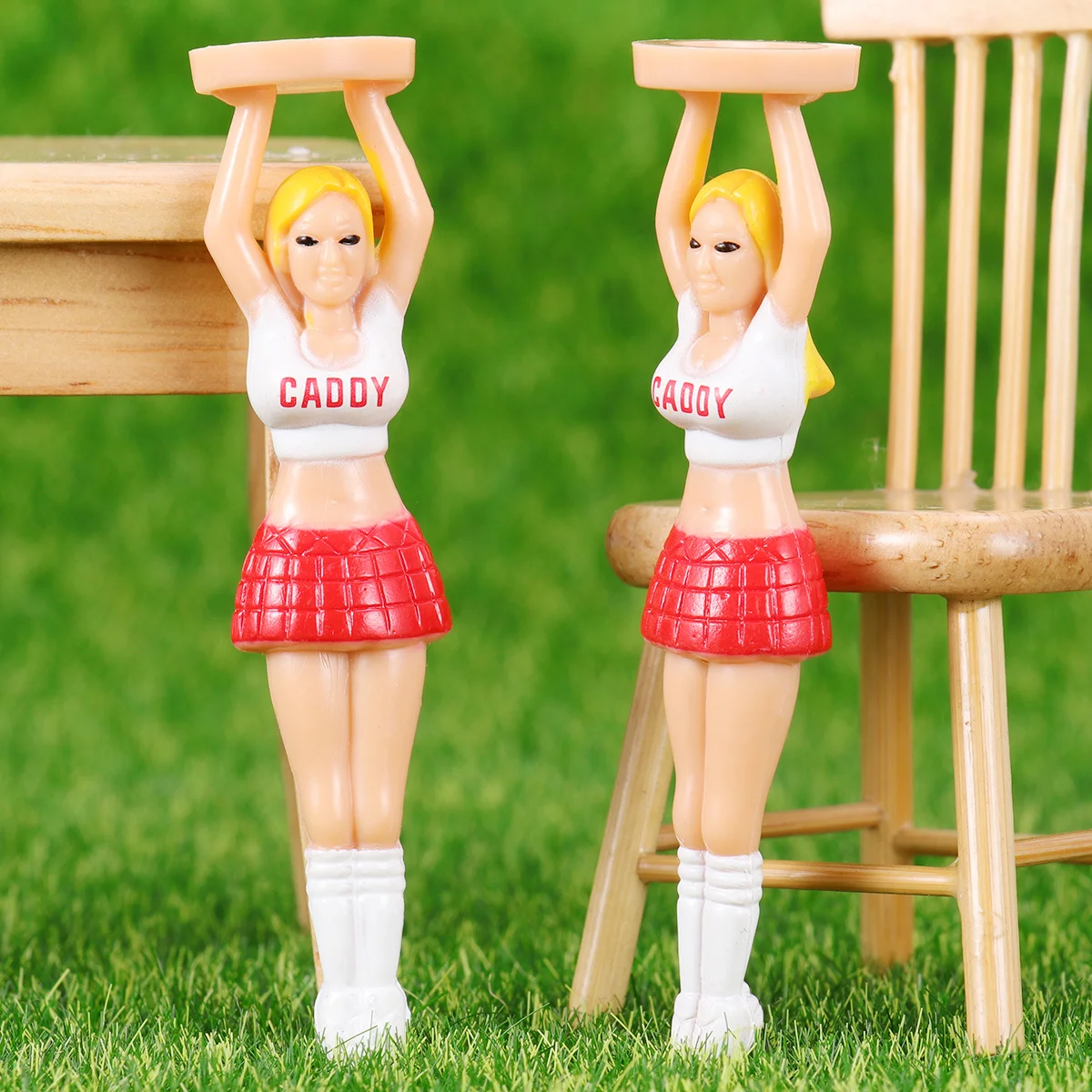 4 قطع من البلاستيك المتين الواقي للاستخدام الخارجي، حامل تي شيرت بسيط، حامل جولف للتيز، ملحقات المحملات