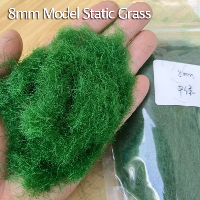 30G 8mm model grass static grass for making turf mats Scene Model Material hobby landscape grass model train layout