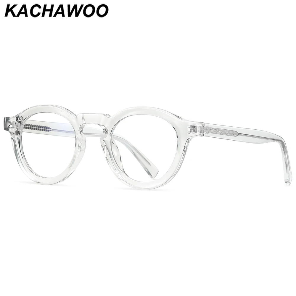 Kachawoo okulary retro tr90 octan mężczyźni czarne przezroczyste szare oprawki do okularów optycznych dla kobiet koreański styl okulary unisex hot