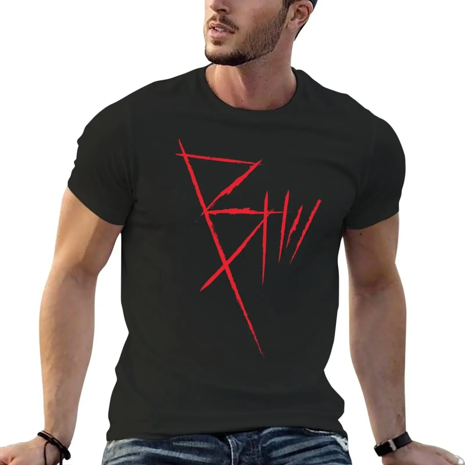 B The Beginning T-Shirt blanks customs design your own summer tops mens t shirts casual stylish