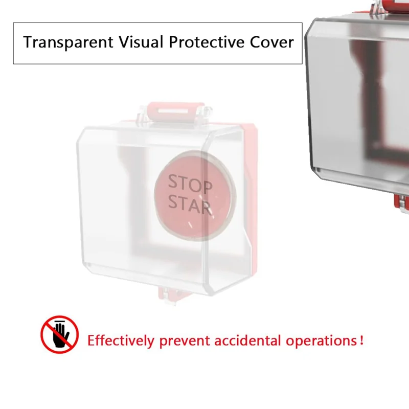 

ABMH-1 шт., крышка кнопки аварийной остановки, съемная базовая крышка, кнопочный переключатель, защита для кнопки аварийной остановки