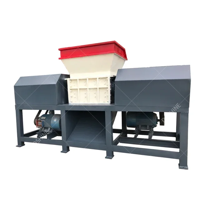 Best Seller double Shaft Scrap Metal Shredder used iron drum metal shredder iron aluminium can shredder Scrap Metal Recycling