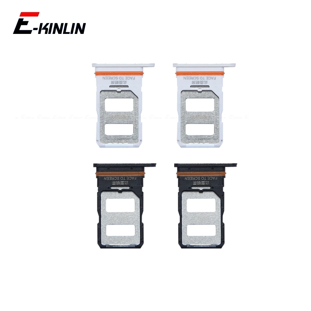 Sim Card Tray Socket Slot Reader Adapter For OPPO Realme C25 C25s C25Y Micro SD Card Holder Connector Container Parts
