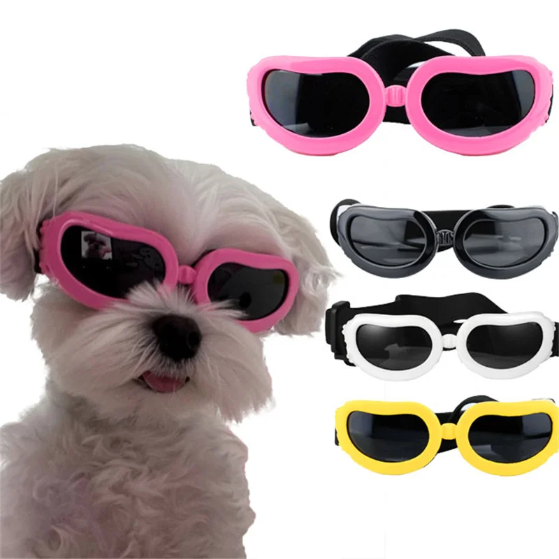 

Pet Sunglasses Goggles Windproof Anti UV Sunglasses for Cat Puppy Small Dog Adjustable Straps Dog Glasses Pet Accessories