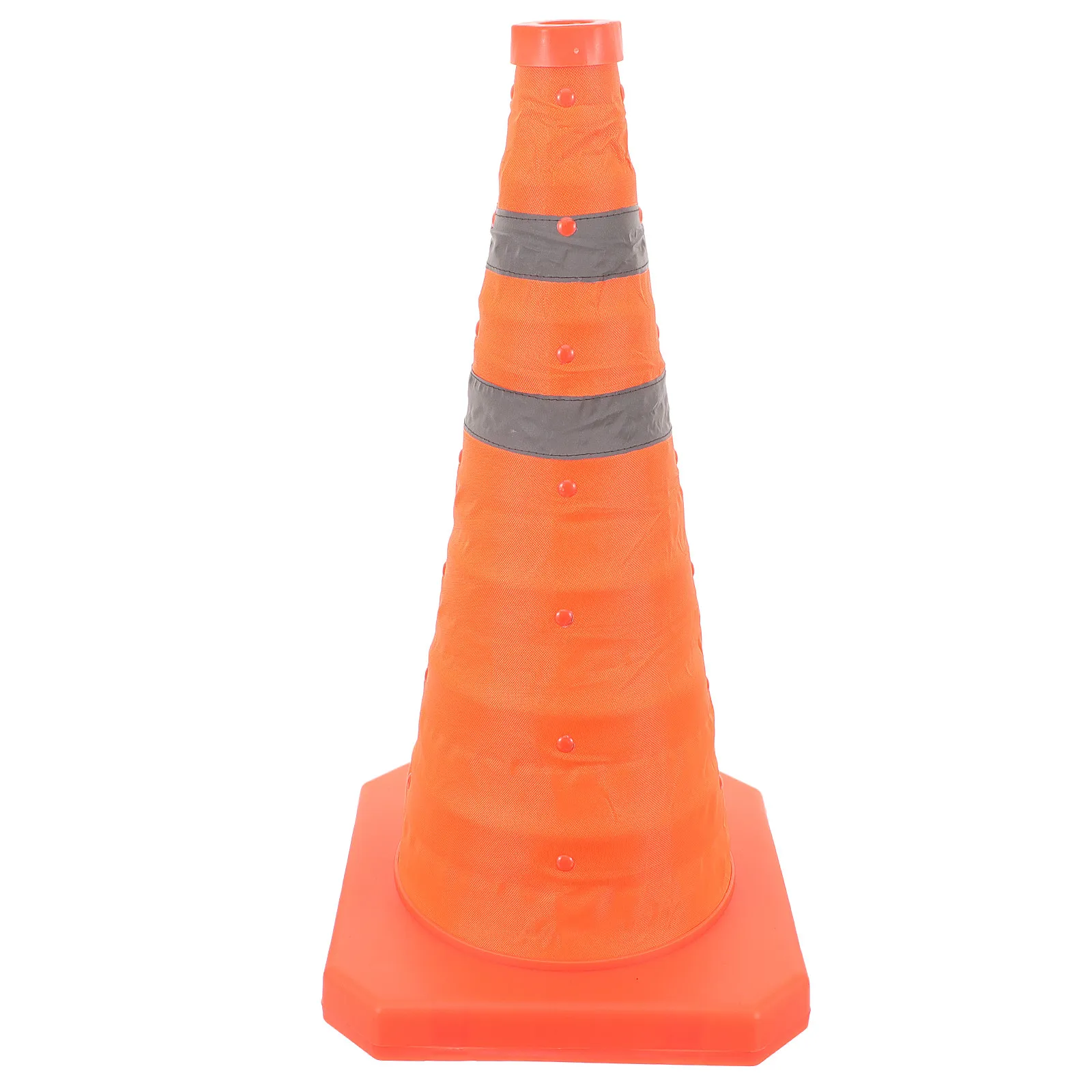 Foldable Traffic Cone Save Storage Space For Construction Worker Road Safety Emergency Response