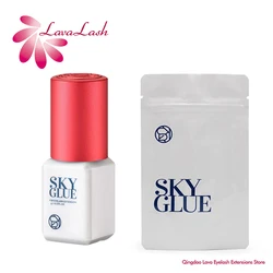 1 Bottle SKY S+ Glue Fake Eyelash Extension Korea Original 5ml Red Cap Beauty Health Lava Beauty Shop Makeup Tools Adhesive