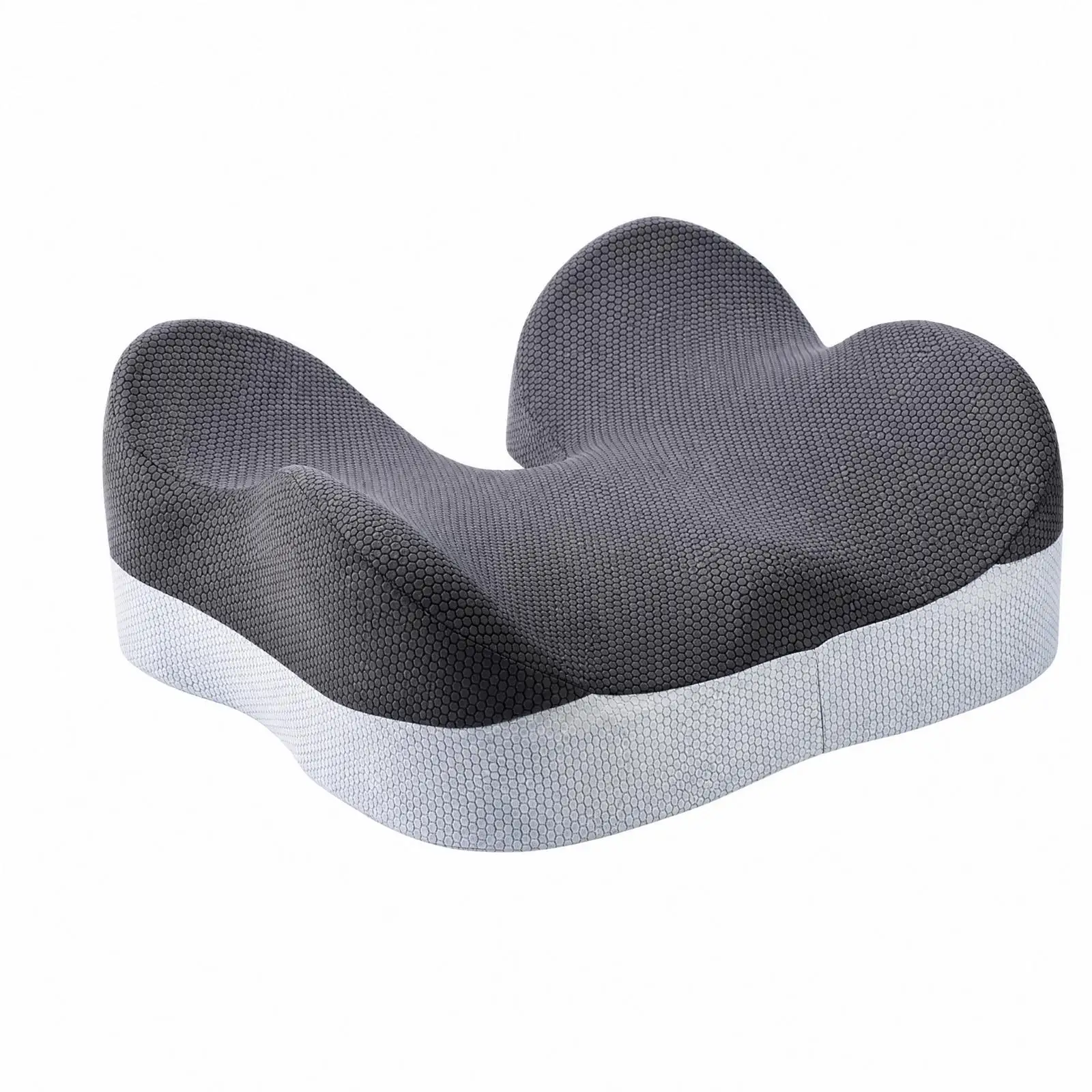 Contoured Seat Cushion Pressure-Relieving Memory Foam Chair Cushion Supportive Seat Pillow for Students, Home Workspace,