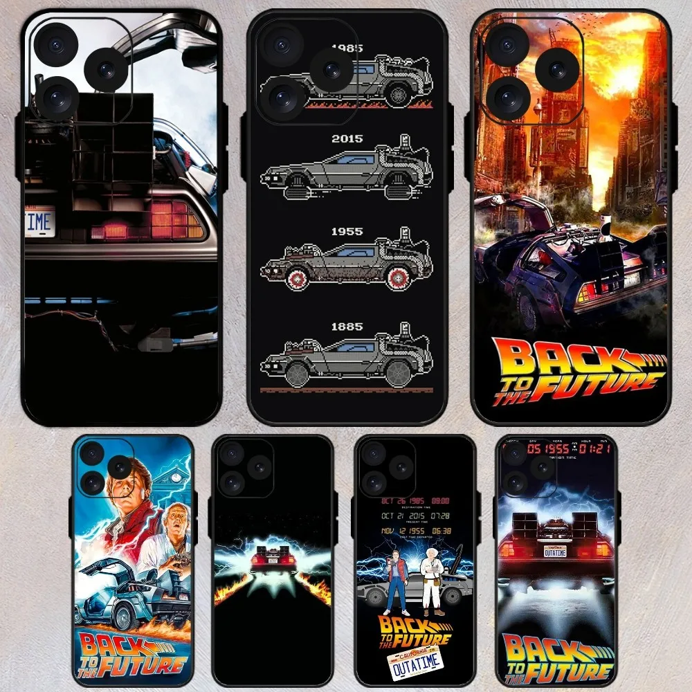 Movie Back To The Future Phone Case For iPhone 8 11 12 13 Pro 14 15 Mini X XR XS max Plus Shell