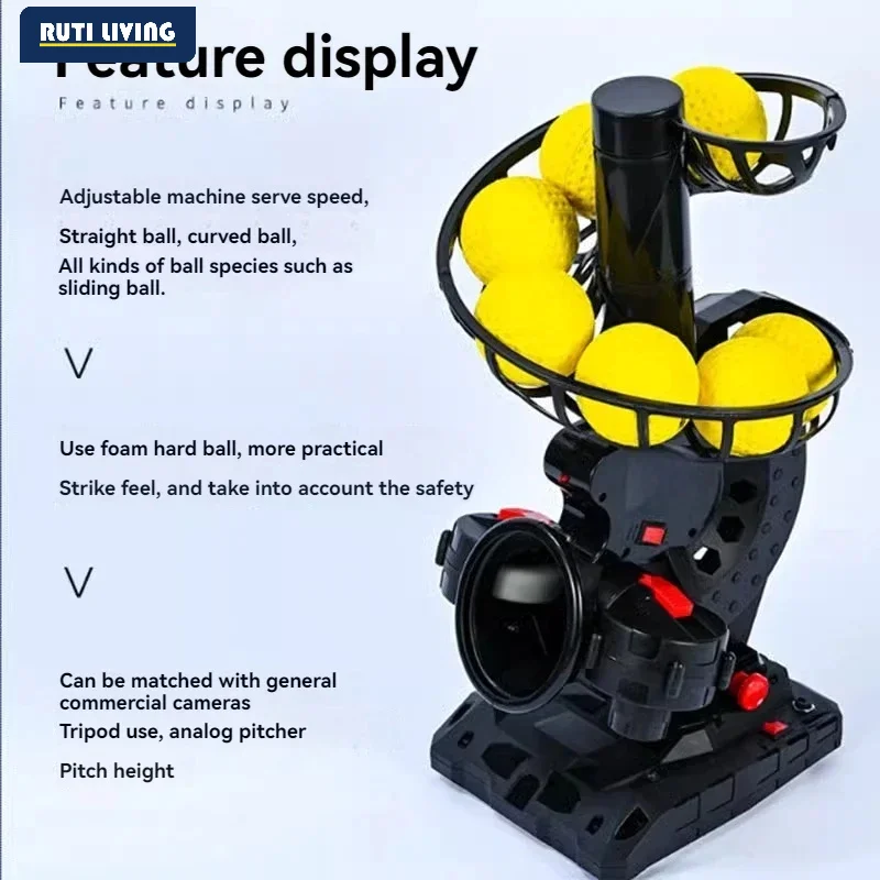 Change ball baseball pitching machine baseball tossing machine practice automatic launcher