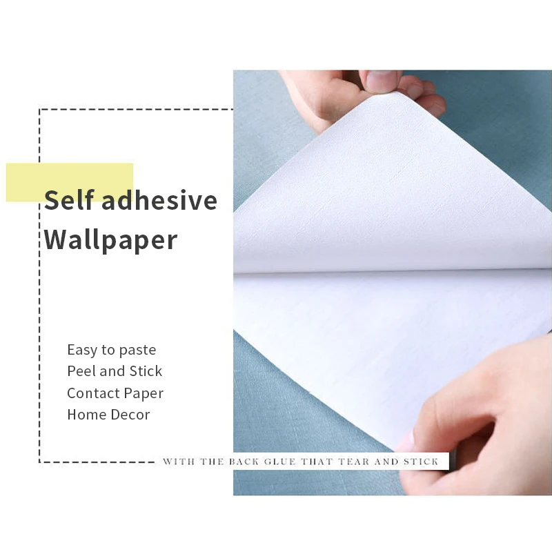 Home Decorative Film Matte Solid Color Renovation PVC Waterproof Self-adhesive Wallpaper DIY Contact Paper Stickers Wall in Roll