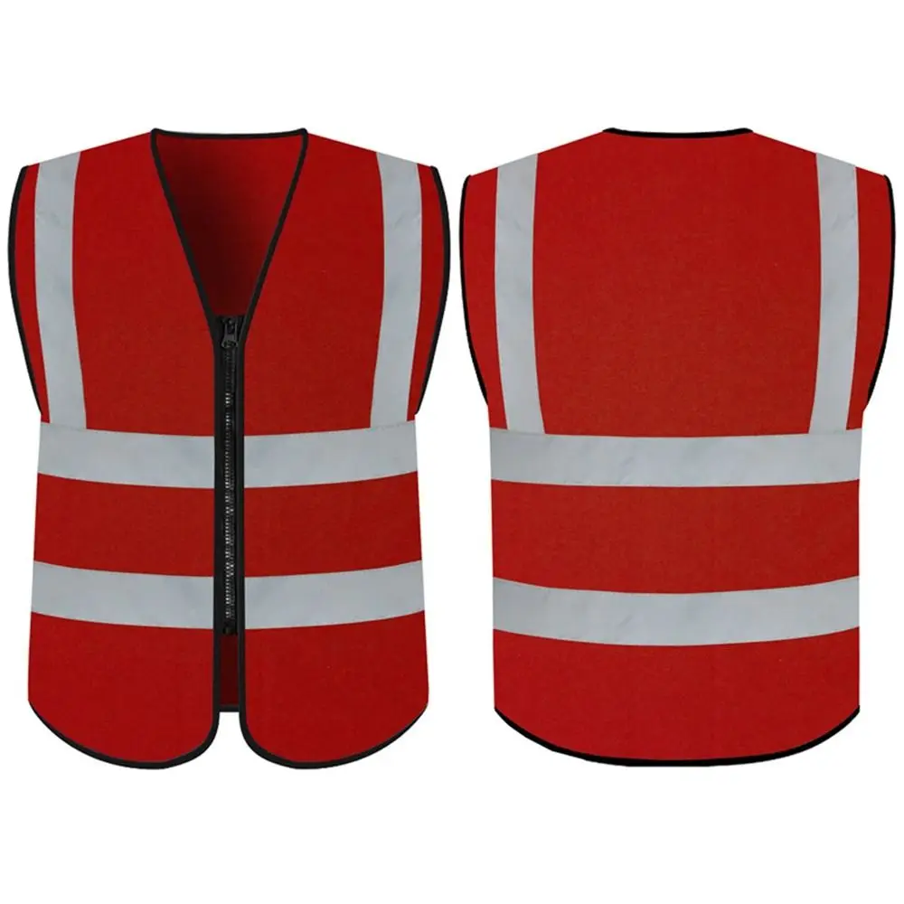 New High Visibility Running Sports Vest Multicolors Reflective Vest Paste Construction Workwear Outdoor Cycling Accessories