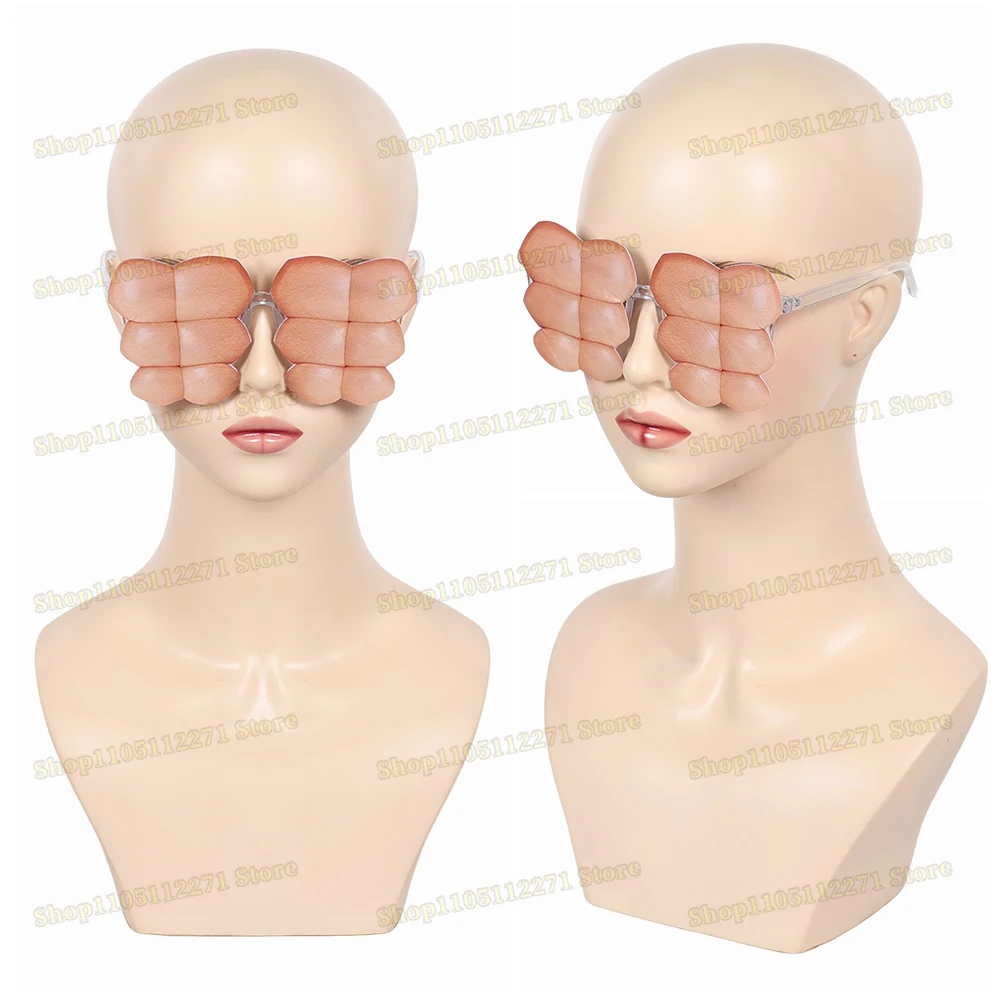 Demon Hunter Of Kpop Zoey Mira Muscle Glasses Cosplay Props Gifts Women Funny Glasses Clothing Accessories Halloween Suits