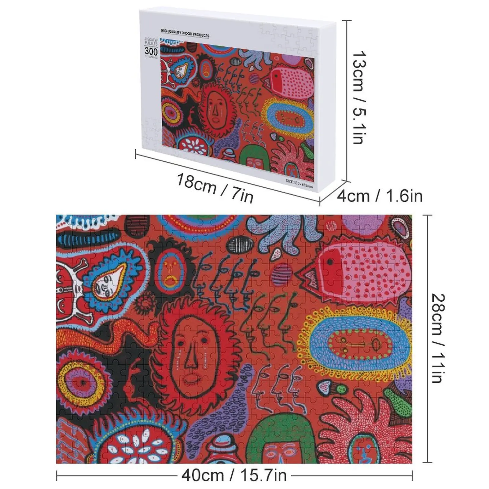 Yayoi Kusama-mon âme éternelle Puzzle jouets de noël cadeaux personnalisés pour enfants Puzzle