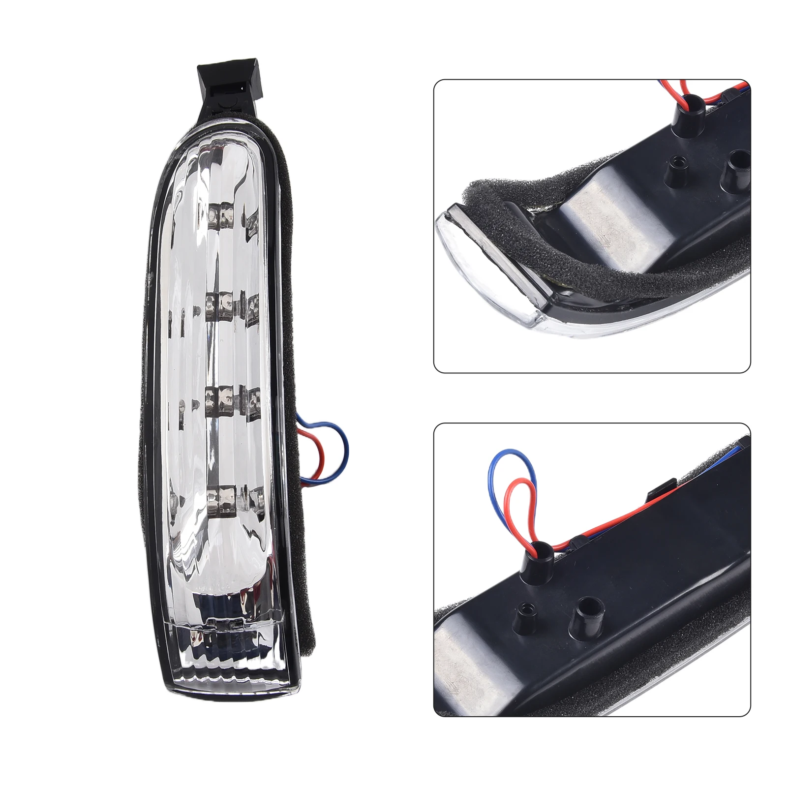 1x Right Side Rearview Mirror Blinking Light Lamp For Mercedes ML For AMG 2002-2005 1638200421 A1638200421 Replacement Car Part