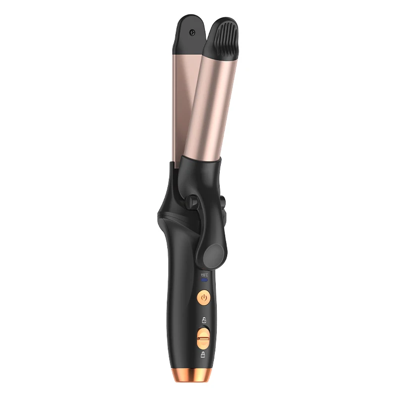 

, Dual Function for Volume Styling for home Salon-Quality Curling Wand & Straightener Combo for all Hair Types (Black/Golden)