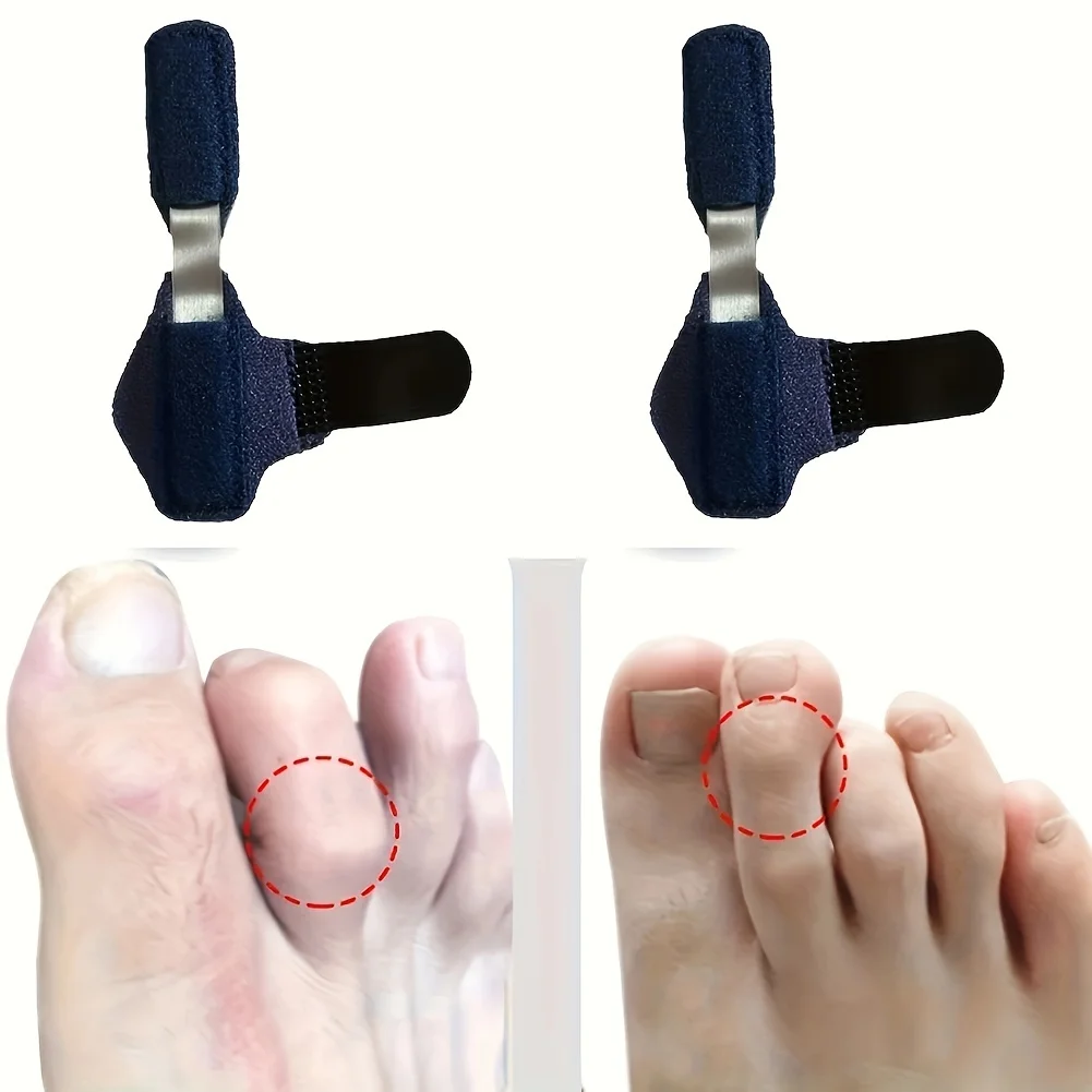 1pc Toe Splint Toe Straightener for Hammer Toe Corrector for Women Toe Brace Hammertoe Splint Toe Wrap Toe Covers Broken