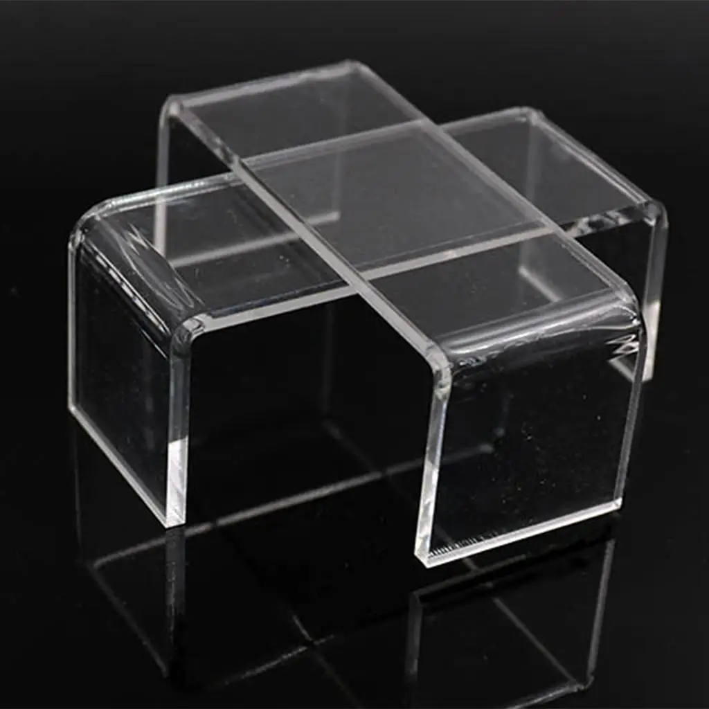 

Акриловый миниатюрный чайный столик 1/12, украшение для офиса, подарок для детей