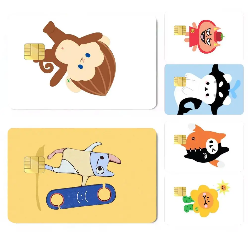 Cute Cartoon Mascot-T GMMTV-v High Definition Matte PVC Film Tape | For Credit Card, Debit Card Stickers & Gift Decoration