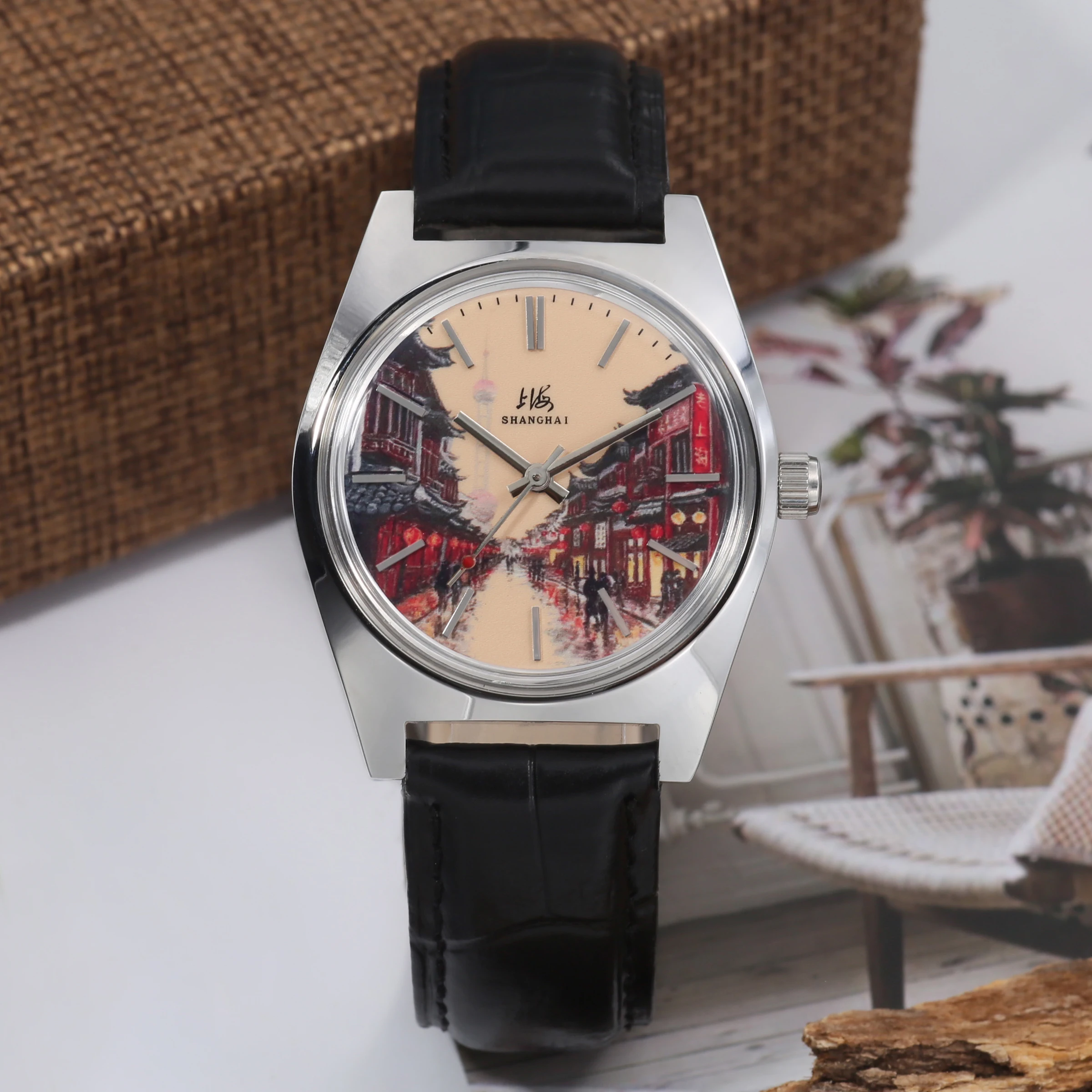 shanghai 36mm Hand-Wind Mechan - Cloisonne Enamel Dial review and price