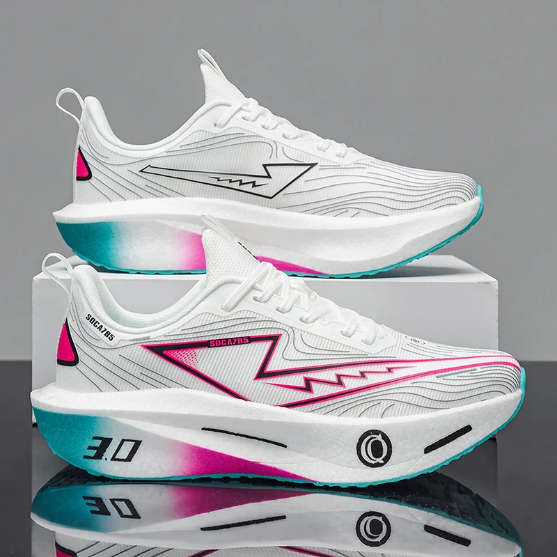 Running Shoes Men Marathon Athletic Sports Outdoor Carbon Plate Breathable Lightweight Comfortable Women's Professional Sneakers