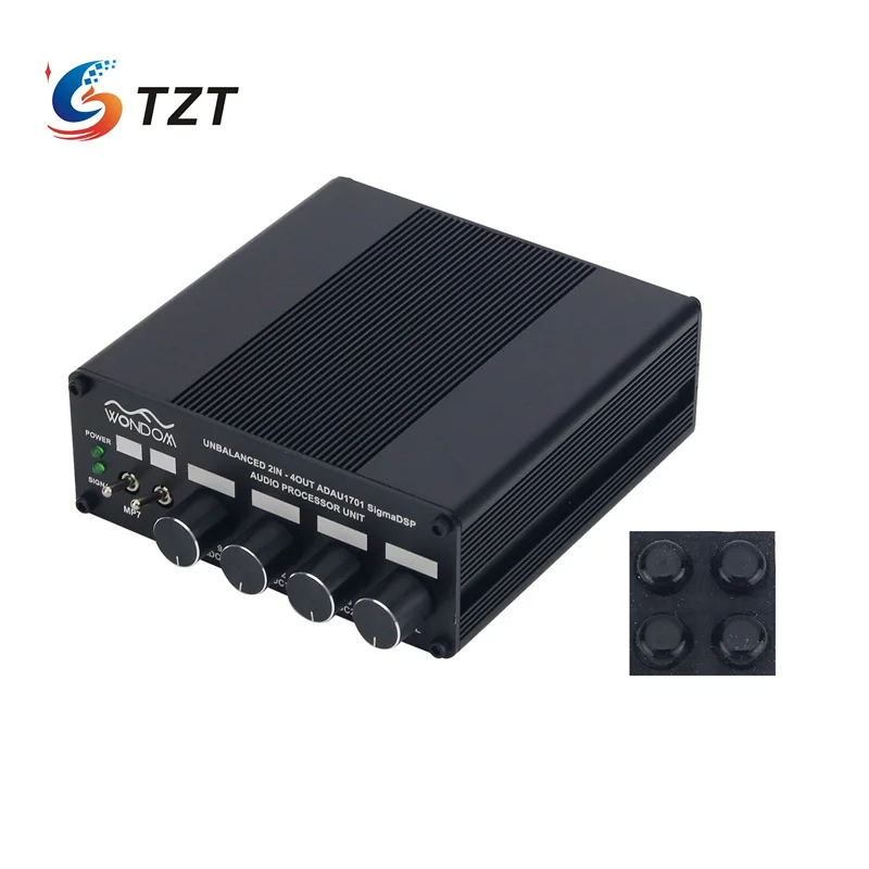 

TZT WONDOM ADAU1701 2.1 4.0 DSP Digital Audio Processor Preamplifier Signal Board Two in Four Out Support for Sigmastudio