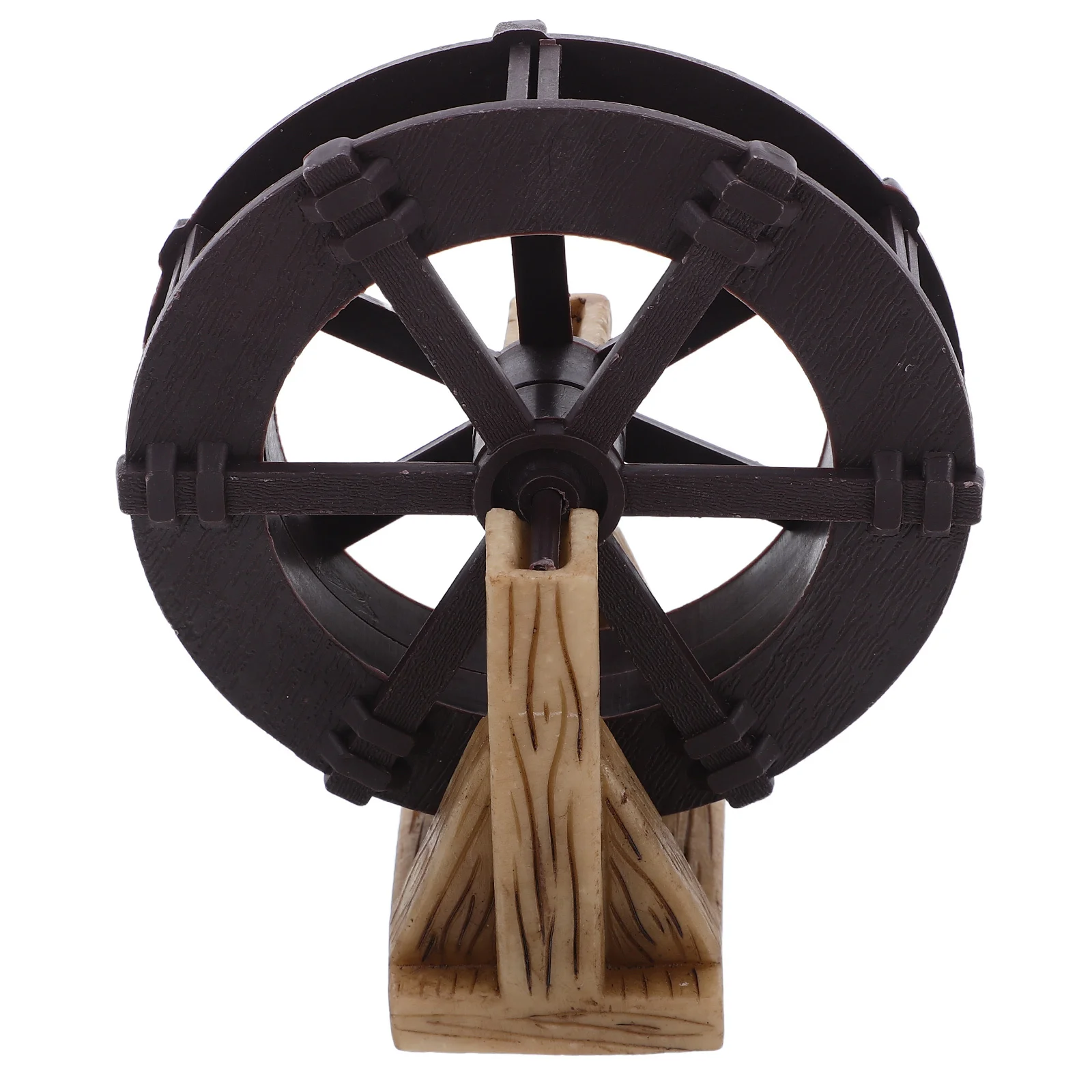 

Desktop Water Wheel Fountain: Realistic Flowing Water Feature for Fish Tank Aquarium Mini Landscape Decoration Feng Shui Home