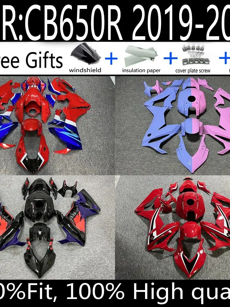 Nieuwe ABS Motorfiets Hele Kuip Voor CBR650R 650R CBR 650 2019 2020 19 20 ABS Plastic Volledige Custom Kleur Carrosserie Stroomlijnkappen - afbeelding 2