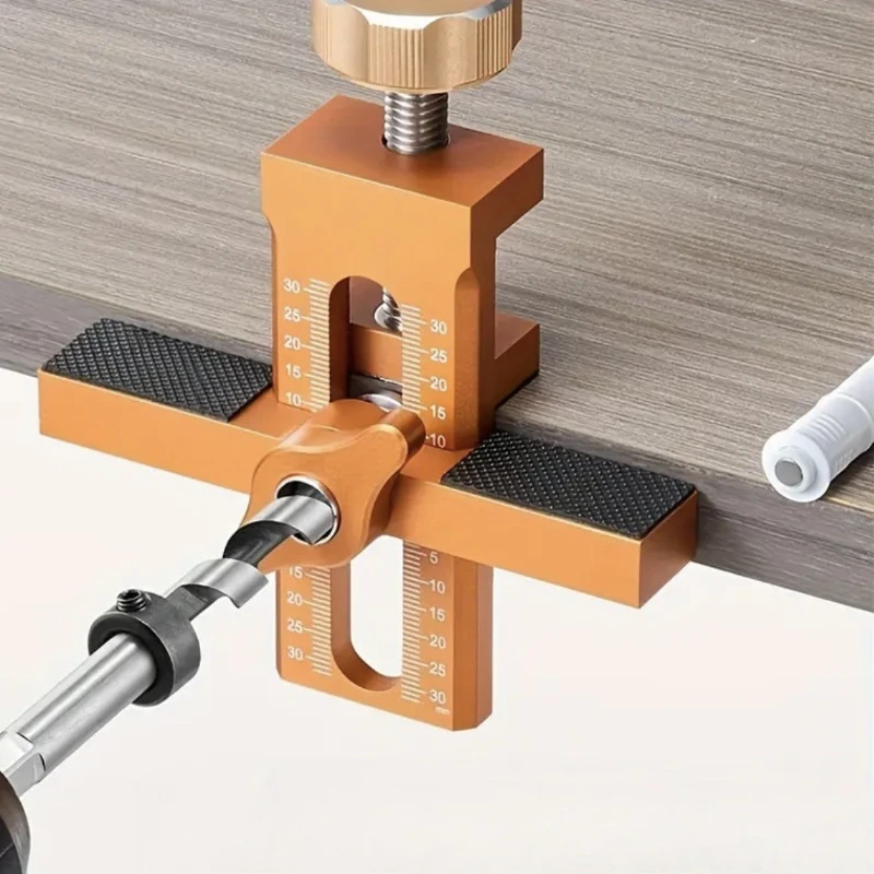 Multifunctional cabinet door installation aid 2-in-1 rebound hole punch Middle cabinet lower extension door auxiliary  tool