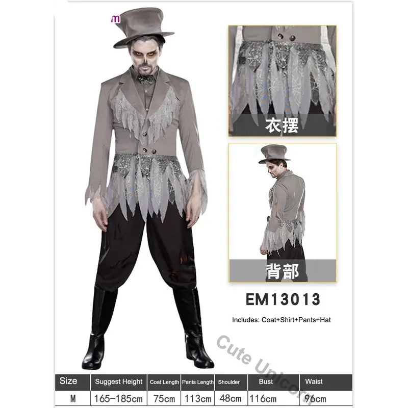 Halloween Costume Vampire Bat Ghost Witch Angel Medieval Cosplay Clothing Women's Dress Party Carnival Jumpsuit