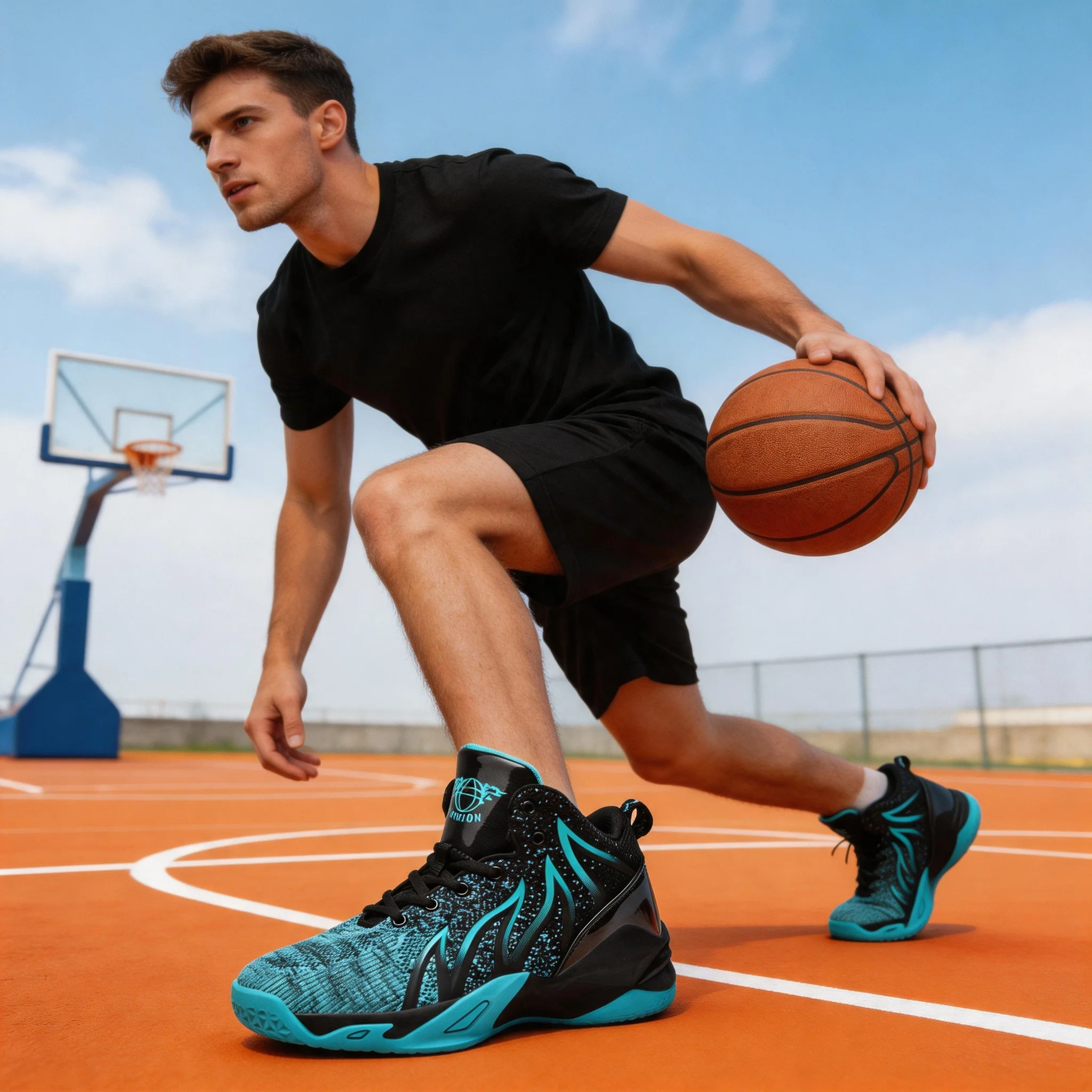 

Men's Basketball Shoes: High-Top, Breathable, Non-Slip, Durable Sports Shoes for Fall/Winter; Men's Running and Casual Shoes