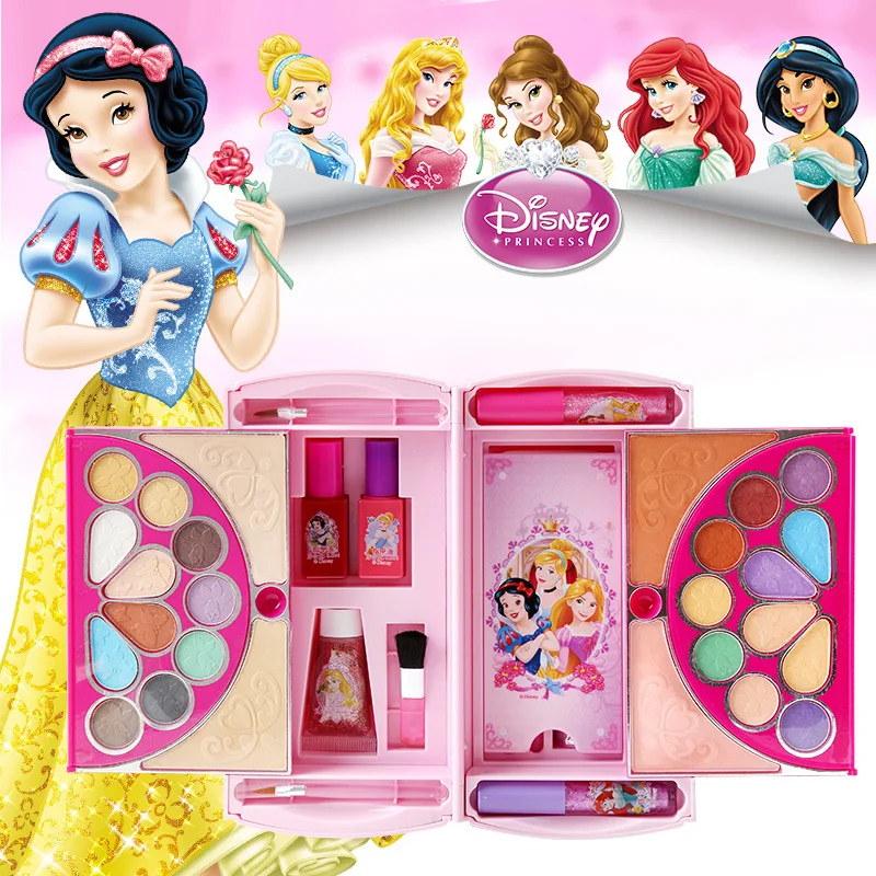 Disney Princess Pandora Mirage Beauty Tote set trucco ragazze solubili in acqua bellezza fingono di giocare per bambini regalo di compleanno